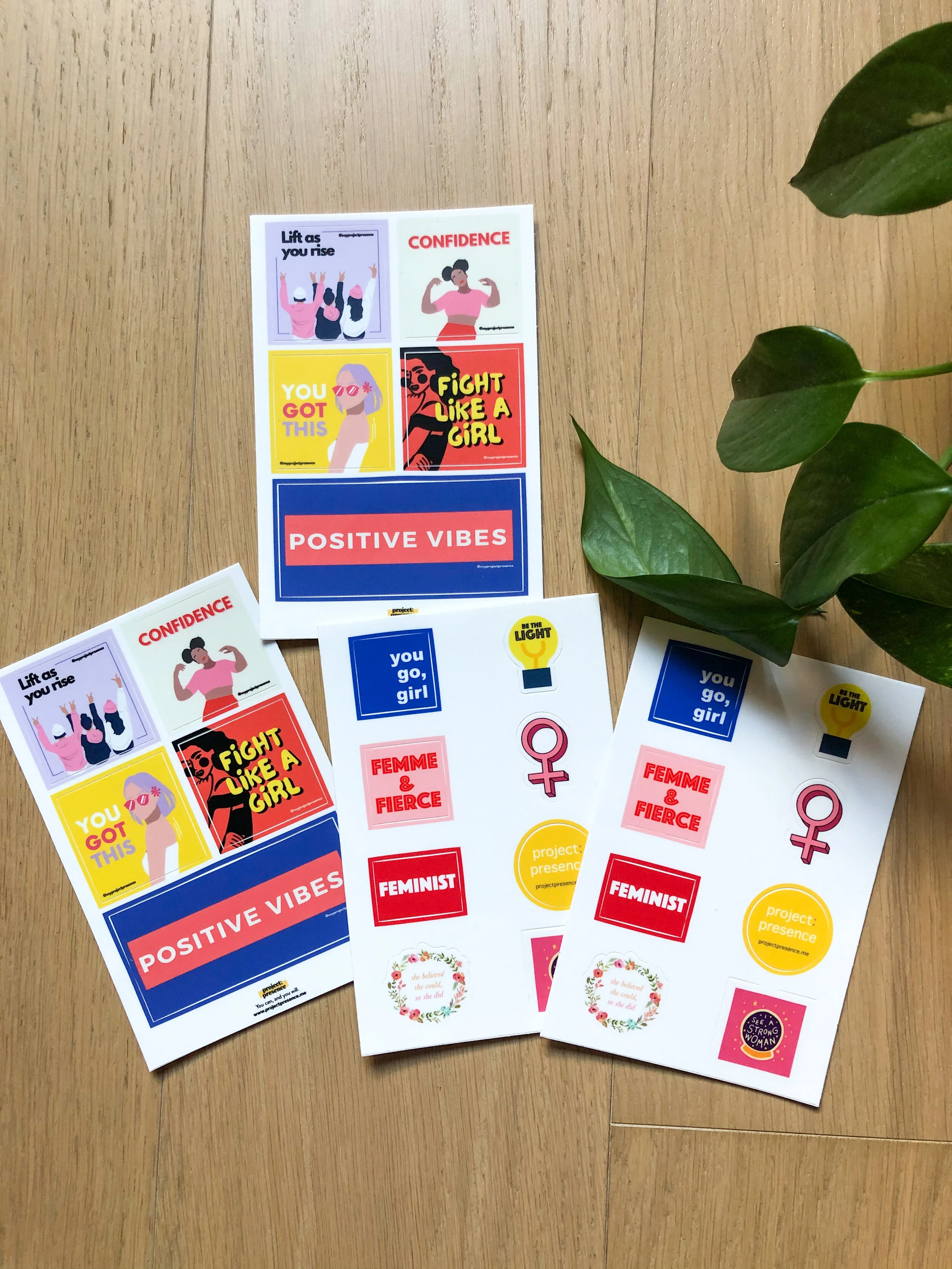 Signature Stickers Set (4 Sheets) — project: presence