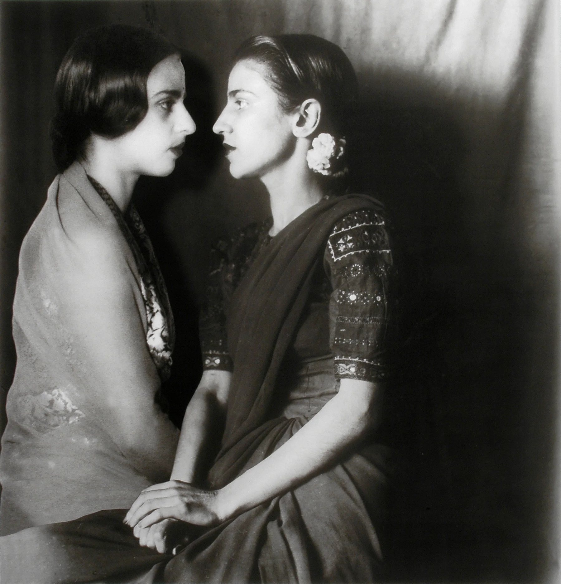 Vivan Sundaram, Sisters Apart , 2001 from "Re-Take of Amrita"