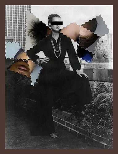 Qiana Mestrich, Untitled #12 (Vanity Fair Qiana nylon jumpsuit) , 2014