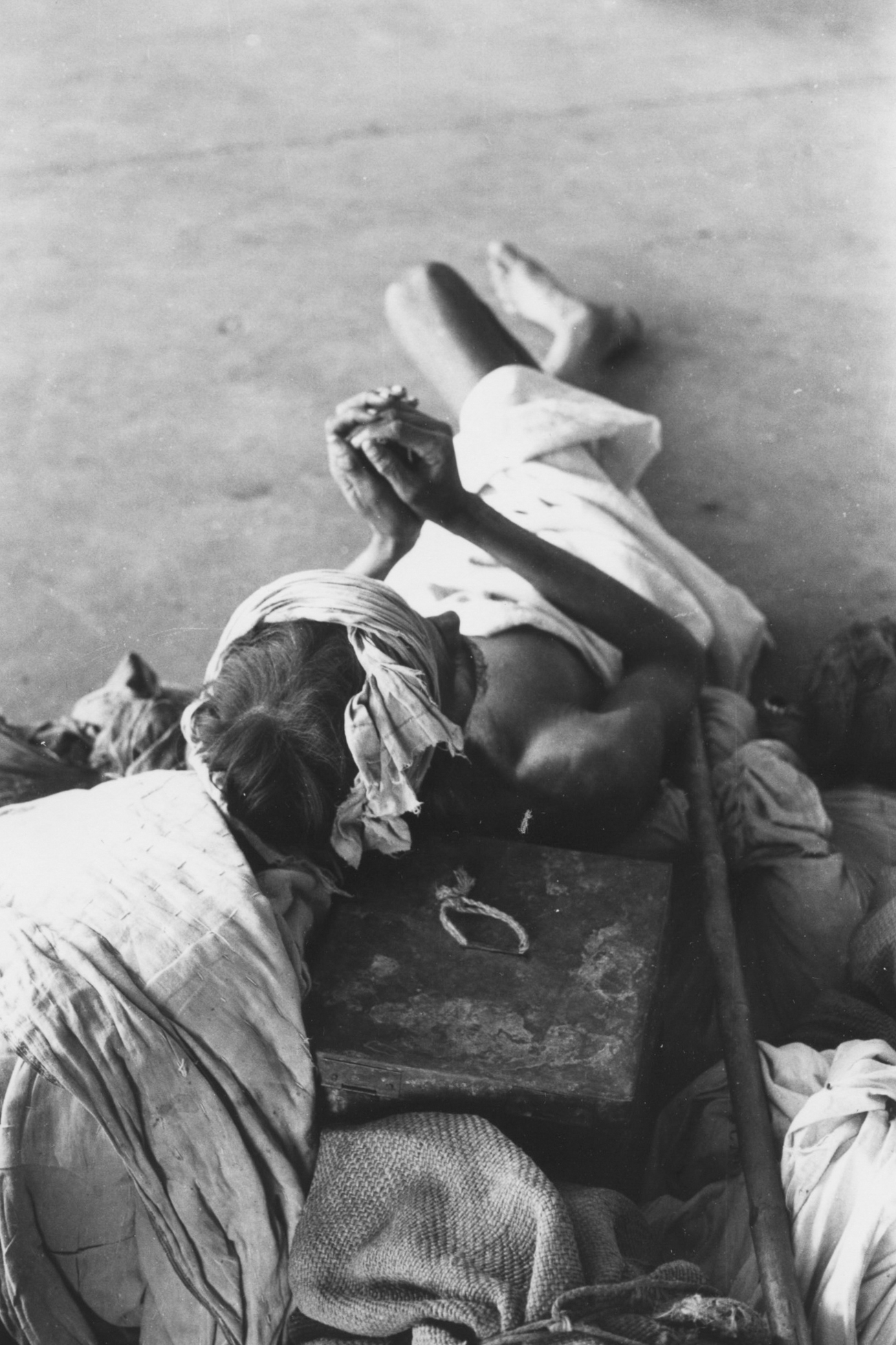   Worker Resting Against Luggage , 1959-1965 