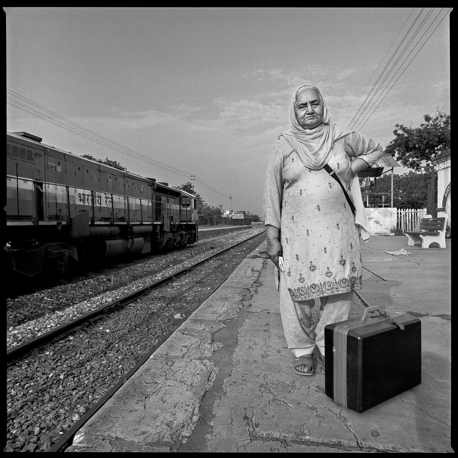 Serena Chopra,  Swaran Kaur, 75 Years, Migrated from 48 Chak, Sarkoda Chak, Near Lahor to Kot Khalsa (Near Cheratta),  2017   