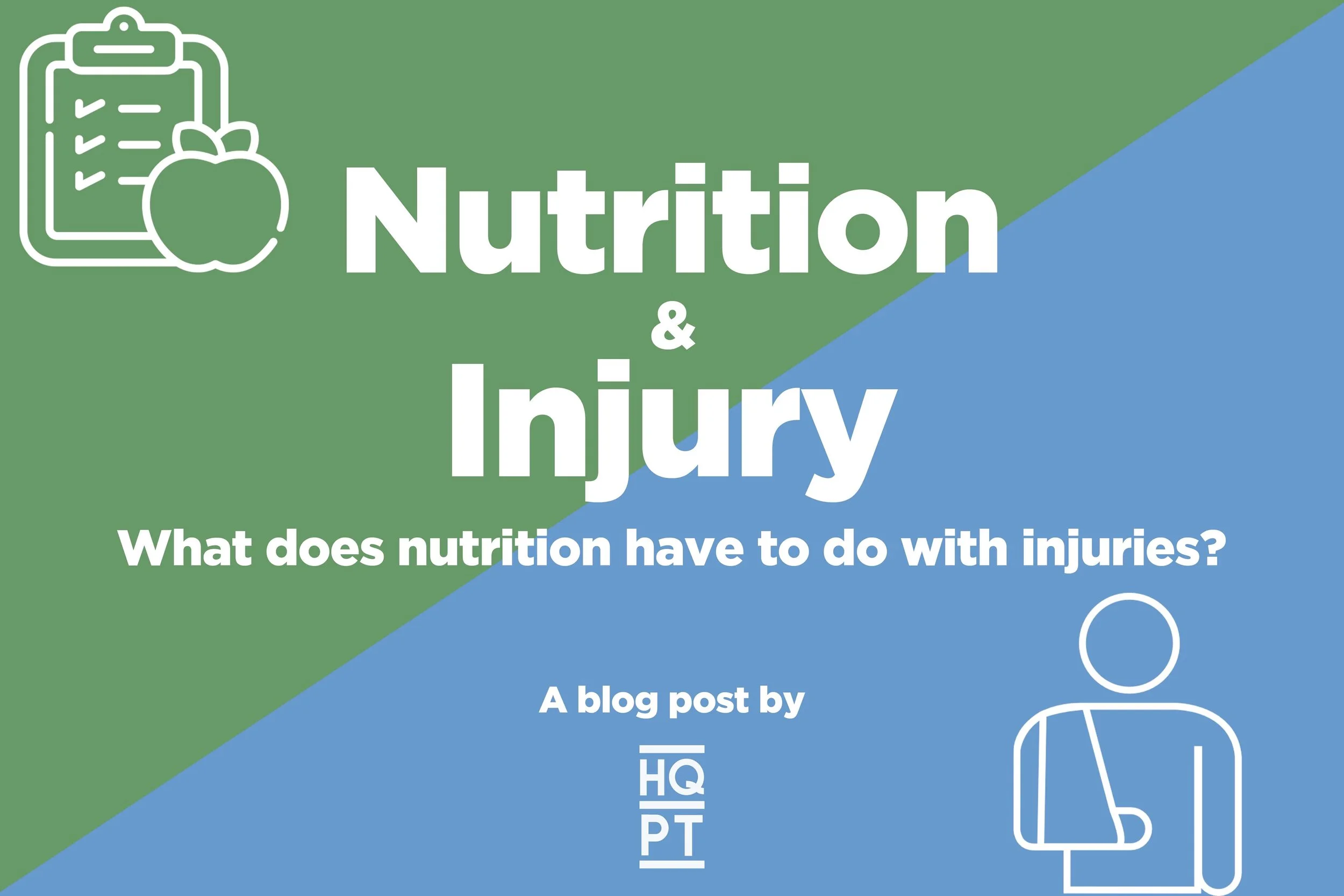 What does nutrition have to do with injuries?