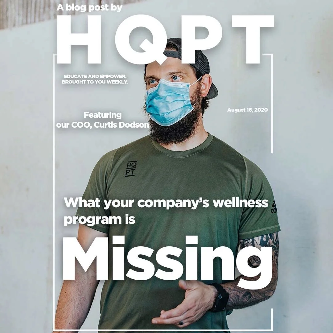 What Your Company's Wellness Program Is Missing