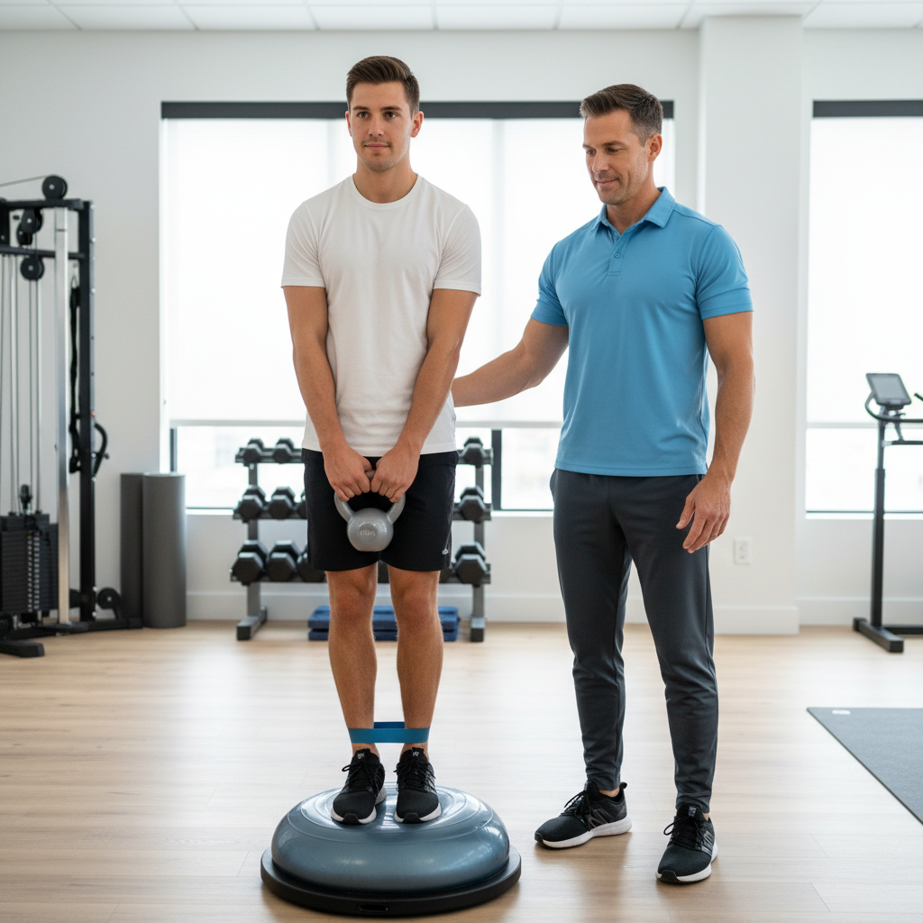 Advanced sports performance technology and strength testing for athletic rehabilitation in Beaverton physical therapy clinic