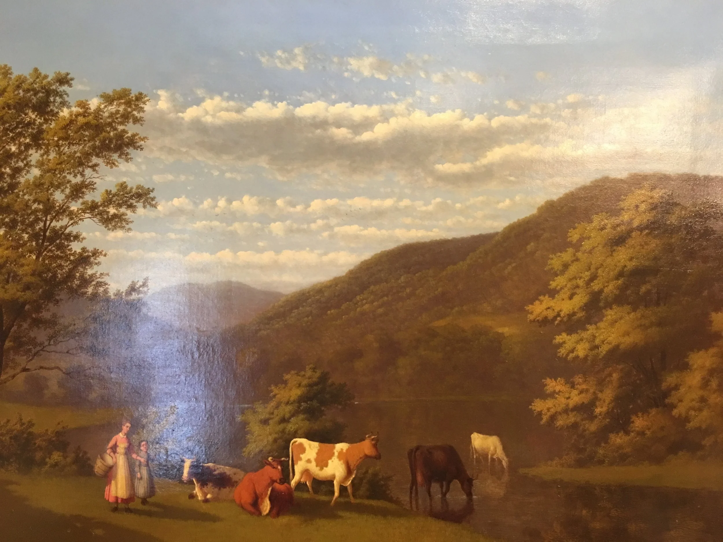 Mother and Child with Cows