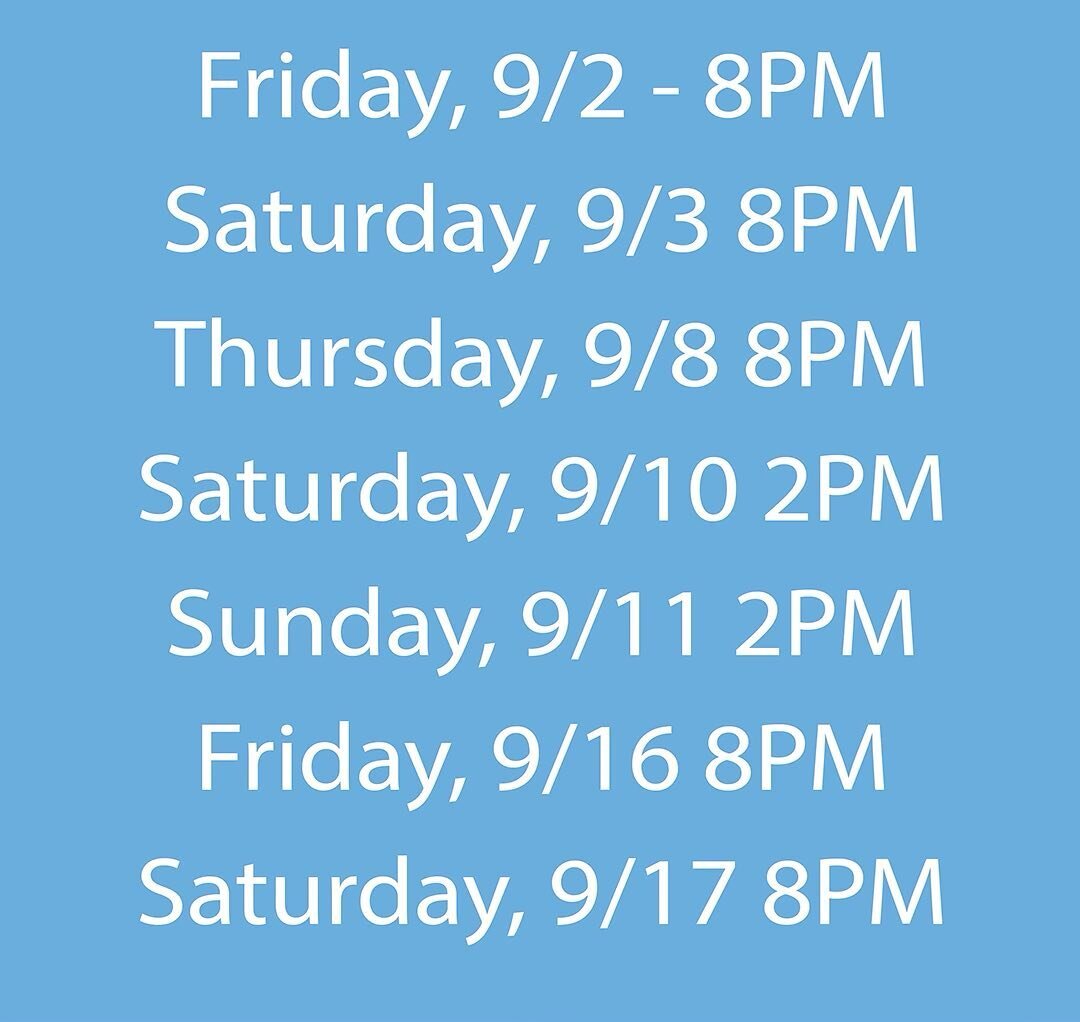 Here are my dates when I am performing as LUCY! (Other shows I will be in the ensemble)! Ticket link is in my bio!✨ DM me for more info!