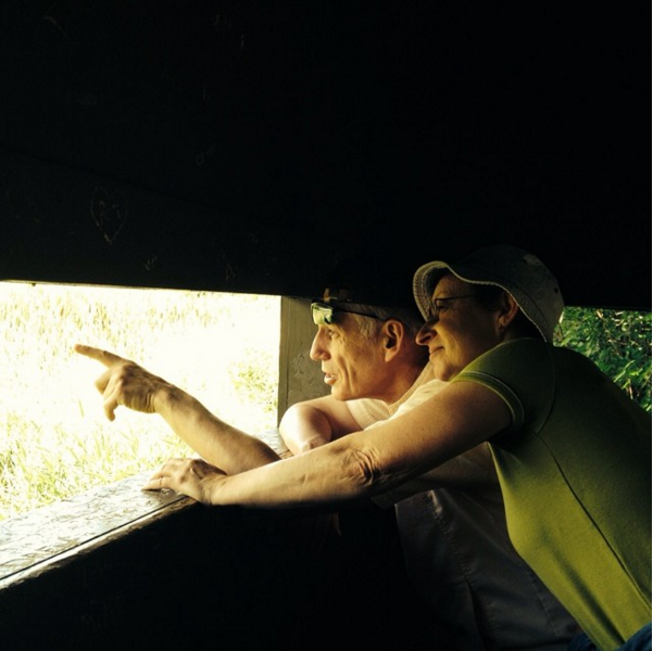 mama & papa watching birds in wisconsin, 2015