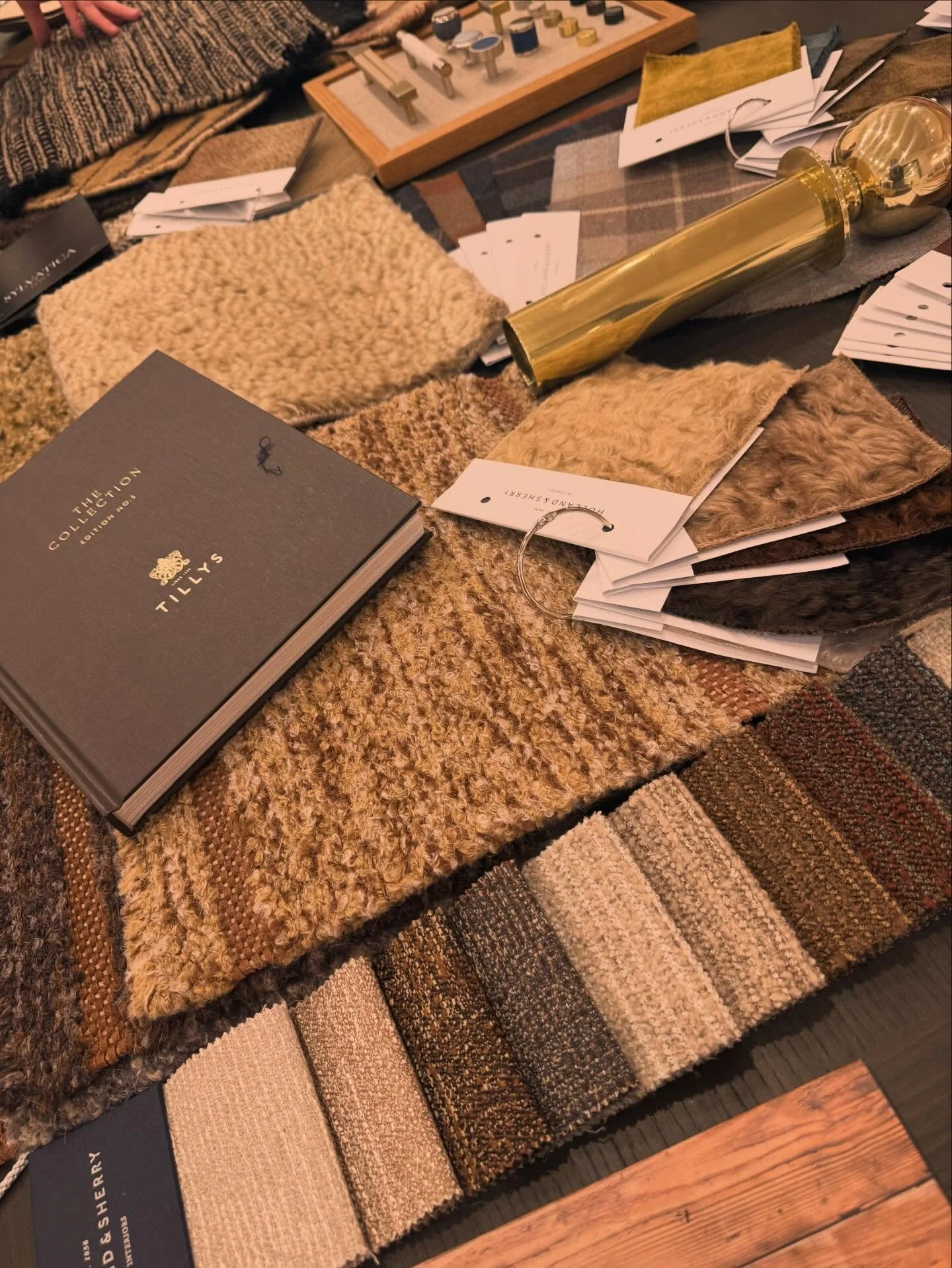 Spotted: designers in the wild! 🐅 

So much of our time is spent obsessing over details in the digital realm, but equally important is getting out into the world to look, touch and feel materials and products. We love our trusty vendors both near an