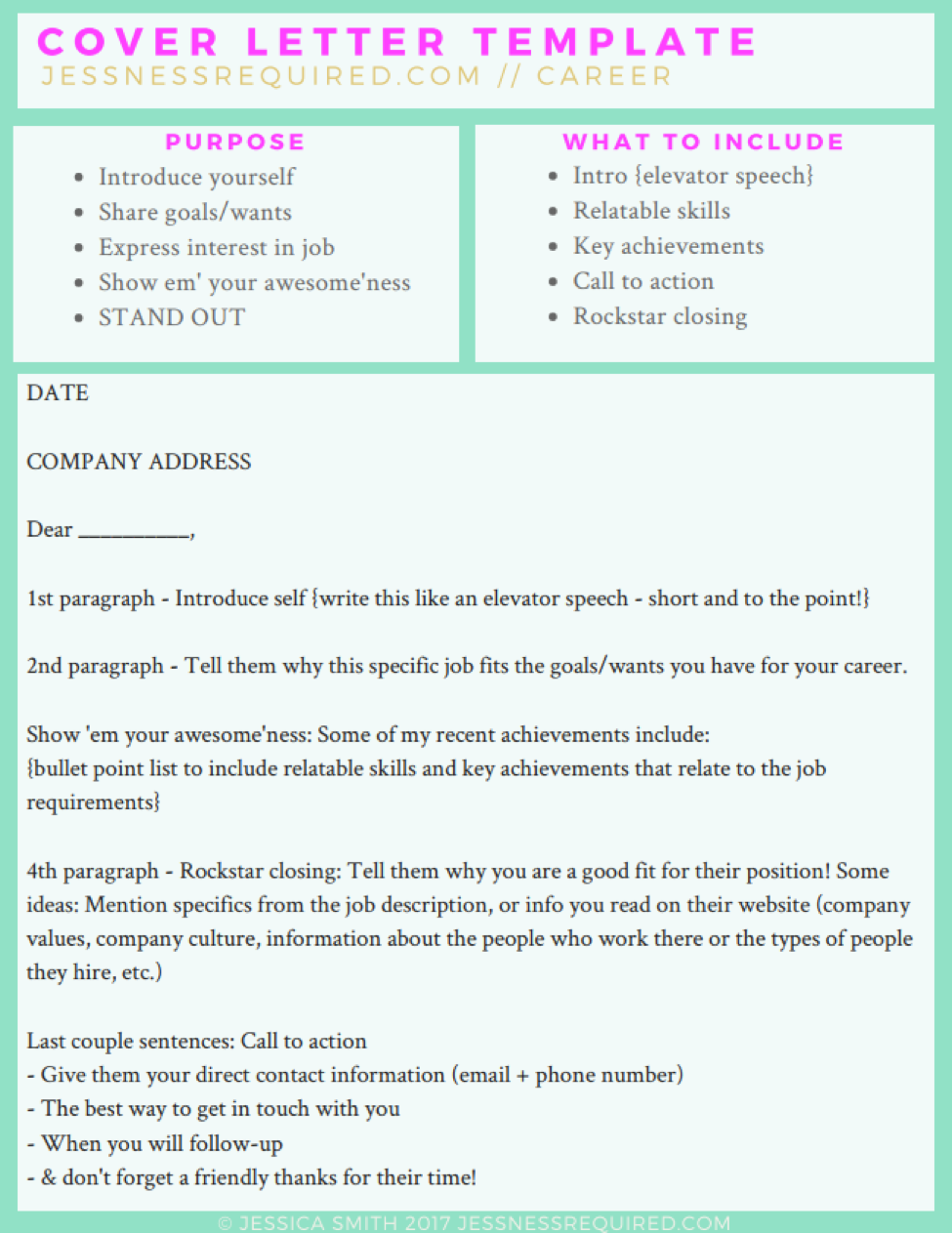 Cover Letter Template