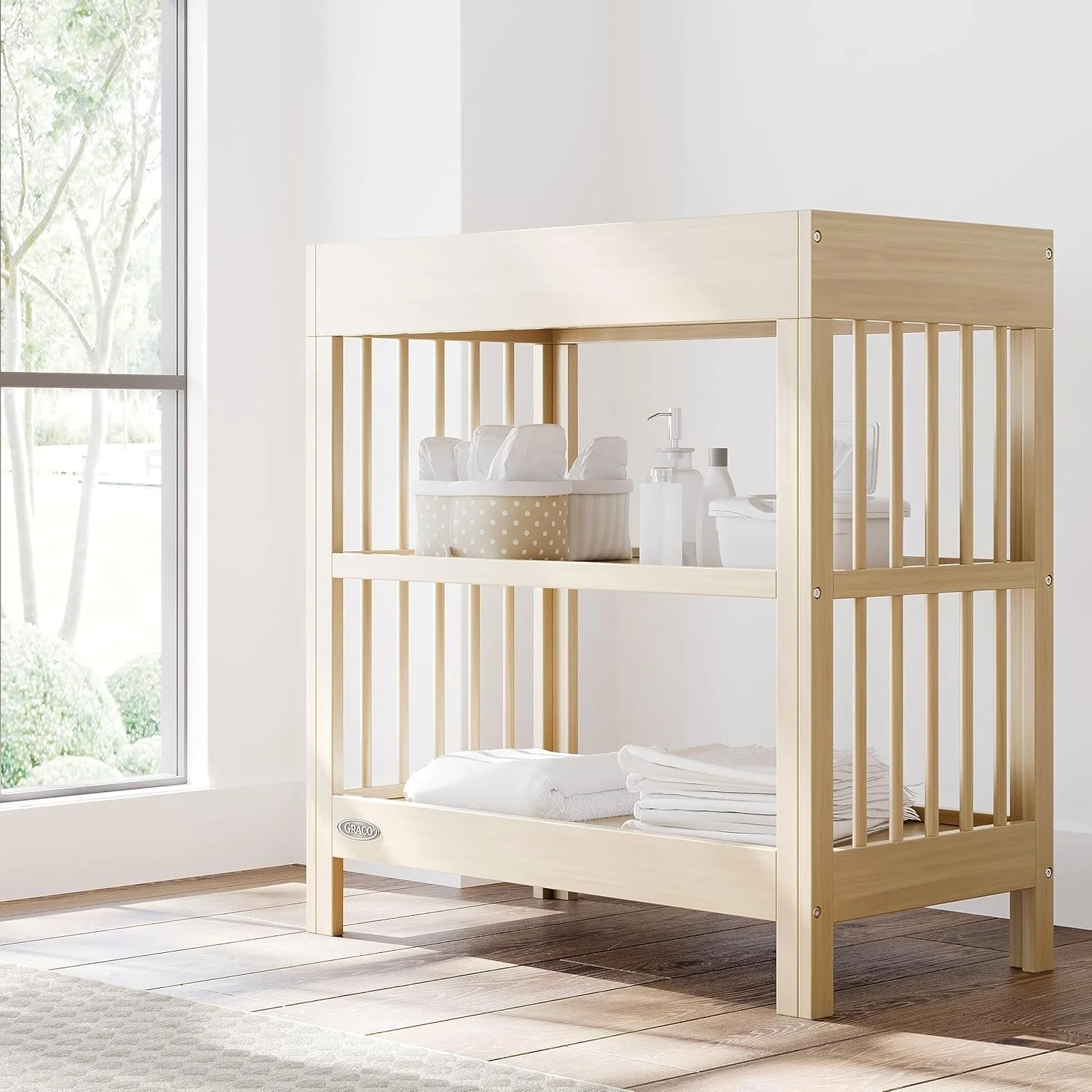 perfect height, makes changing easy