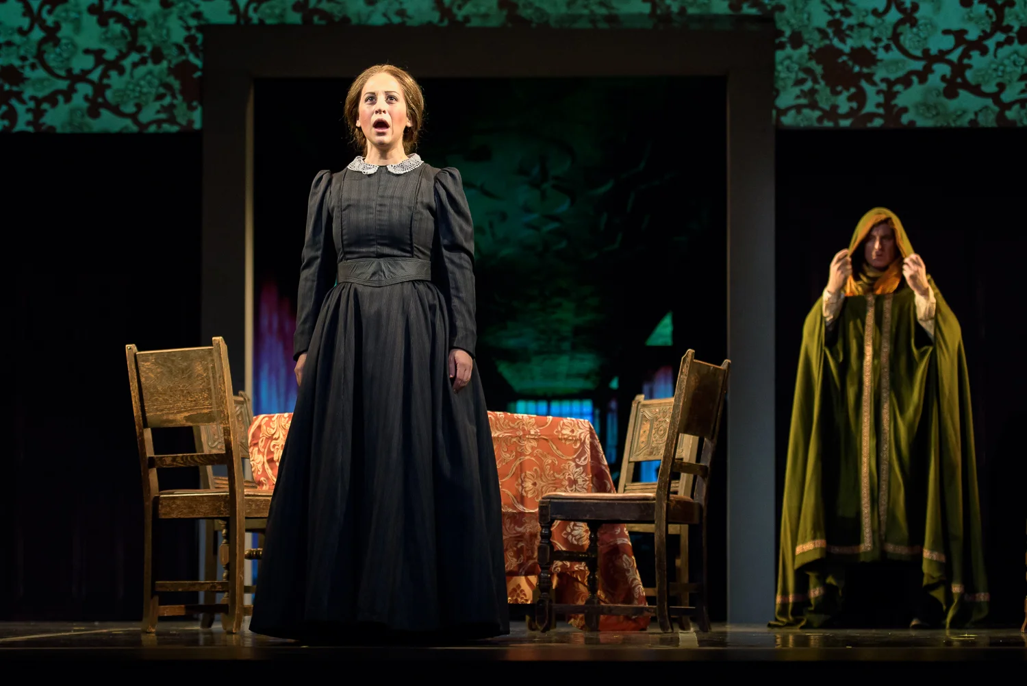 Jane in Jane Eyre with Center for Contemporary Opera, pictured with Ryan MacPherson