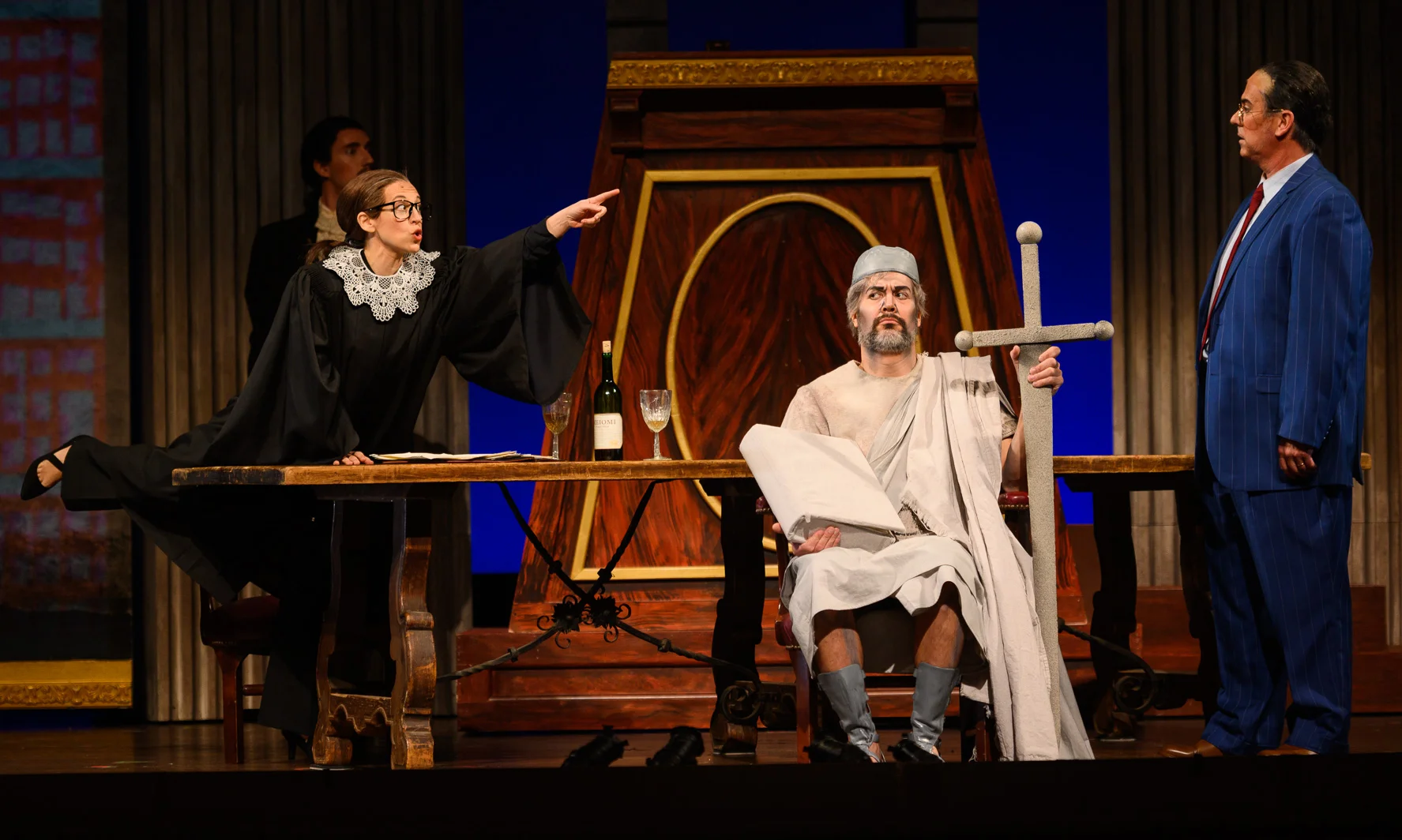 Scalia/Ginsburg (Opera Delaware, April 2019), pictured with Ben Wager and Brian Cheney