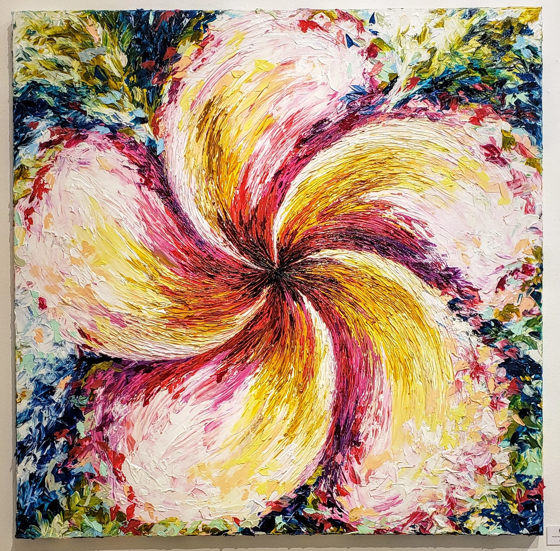 Moody Botanical Plumeria (original 48x48in)