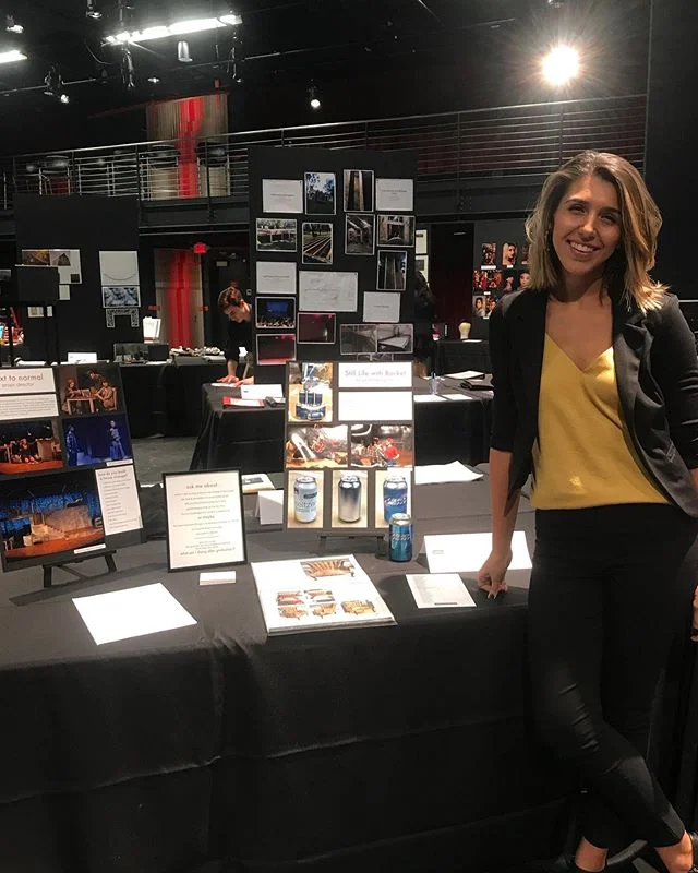 Senior Portfolio Review was a success!! Another fourth year milestone in the books. 
Thankful for all the talented friends I shared the room with tonight &amp; all the faculty that helped me make it to this moment. Much love to my D&amp;P fam. 🖤
.
.