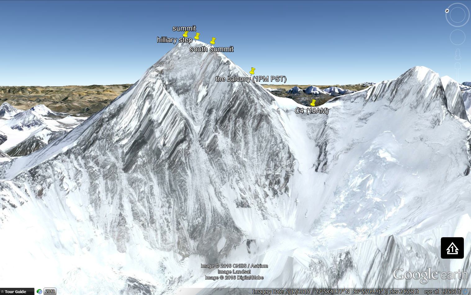 Go Colin Go! Thanks Caitlin Alcott, Colin's sister, for the incredible Google Earth pics!