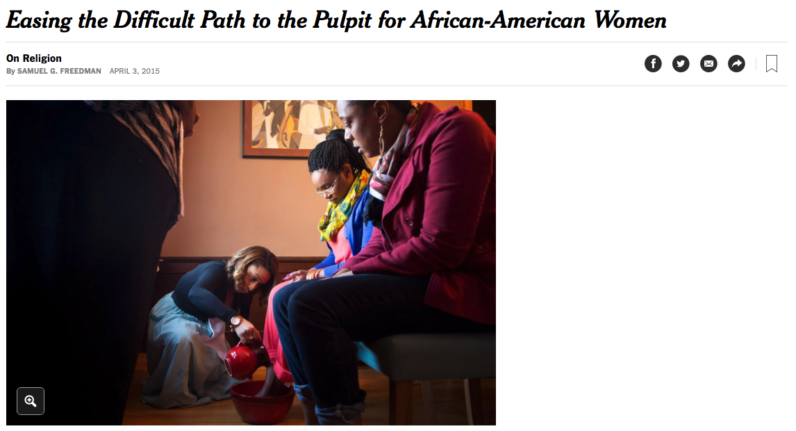 Easing the Difficult Path to the Pulpit for African-American Women
