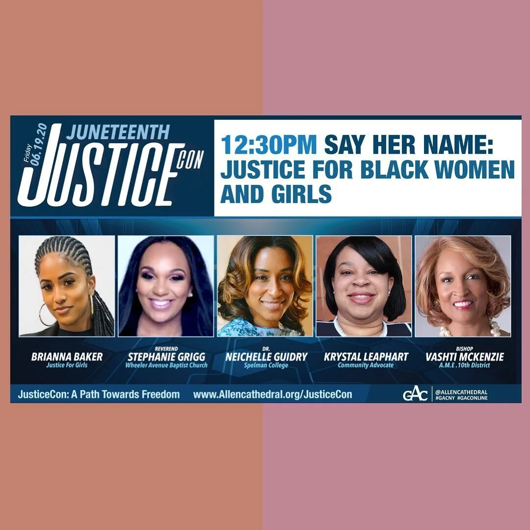 MSNBC Juneteenth JusticeCon Panel on Black Girls and Women 