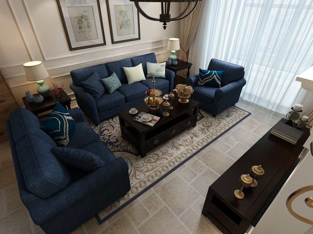 Queenshome American New Classic Design, New Classic Design Sofa Set