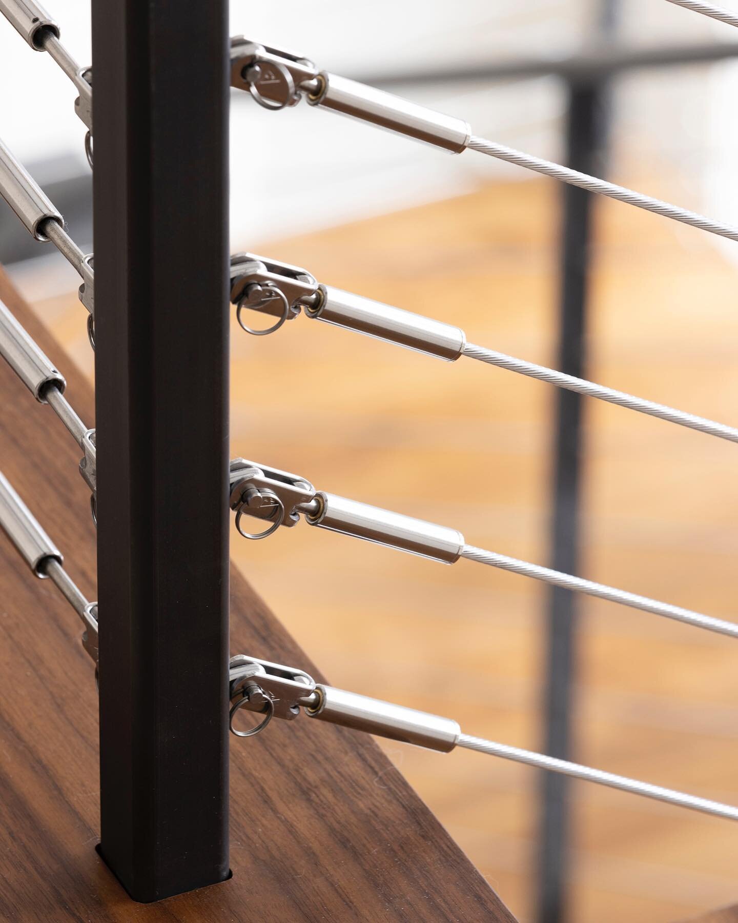 Ready for our close up &mdash; always. #bauermetal
 
 
 
 
#cablerailing #modernhome #custommetalfabrication #weldernation #railings #stairs #metalwork #architexture #custommade