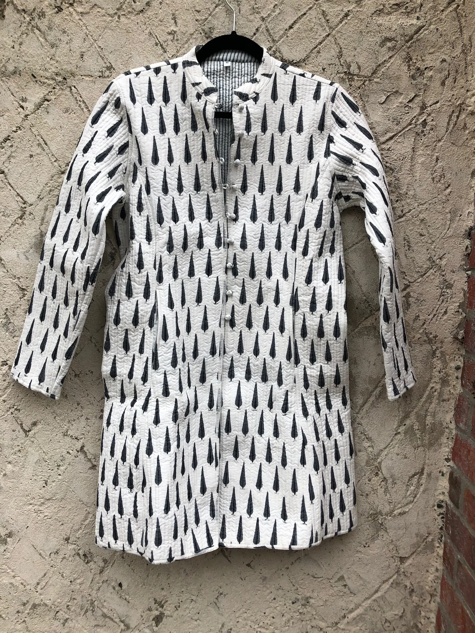Indian Block Print Quilted Coat £85