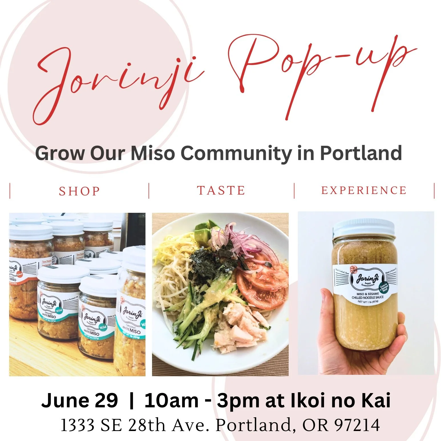 Jorinji Pop-up at Ikoi no Kai Jun 29, 2024