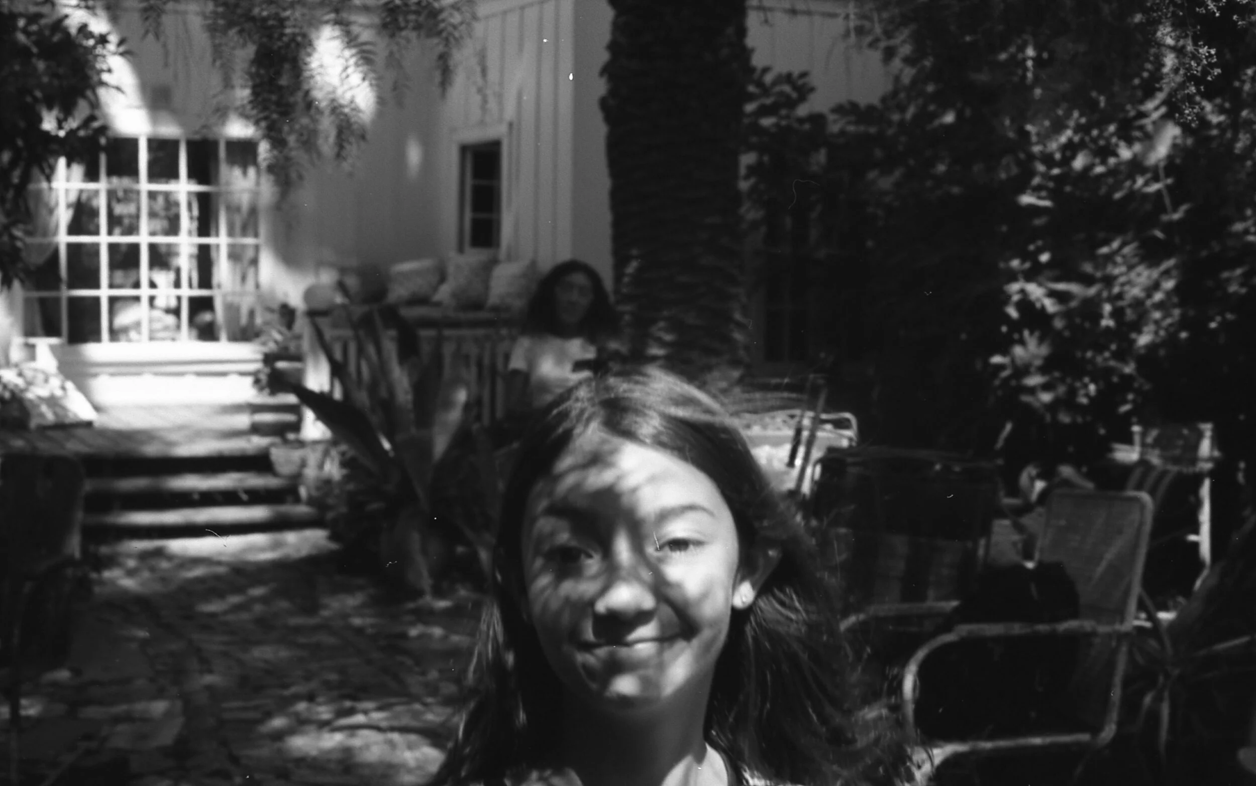 Kaylee under sunlight