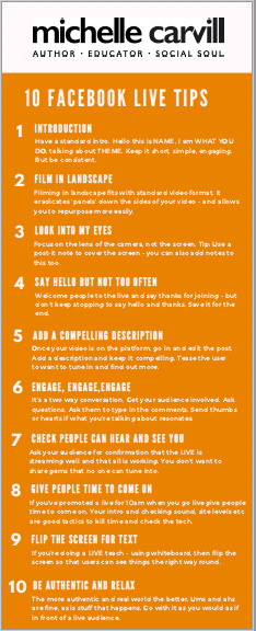 10 Facebook Live Tips