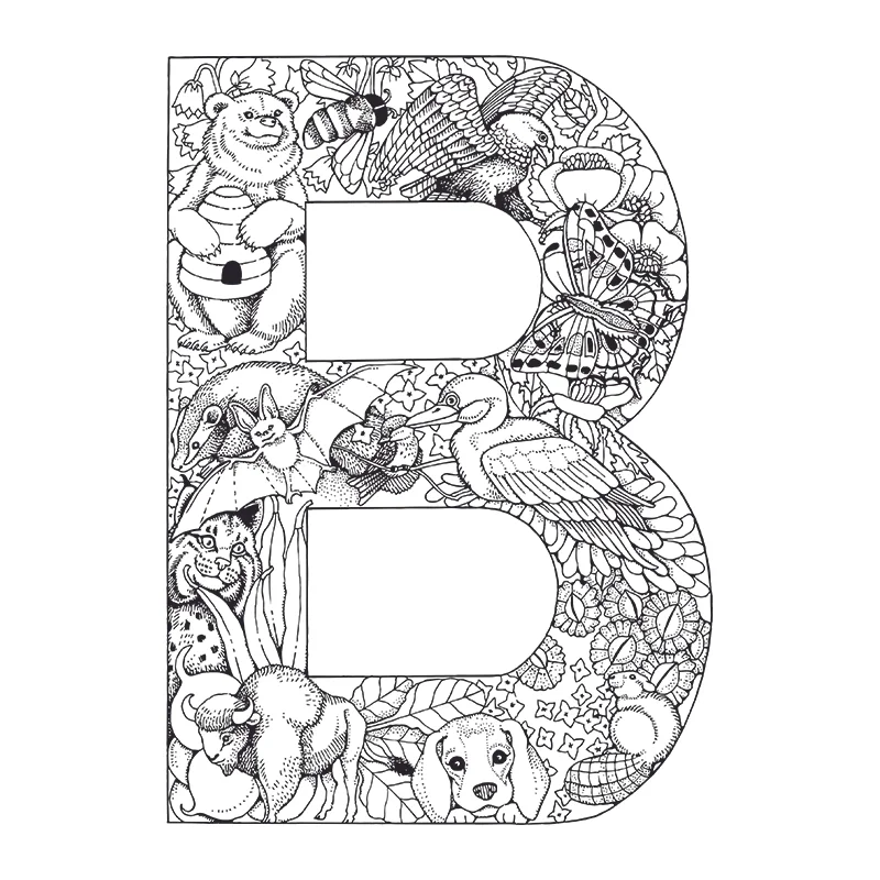 Personalised Decorative letter B