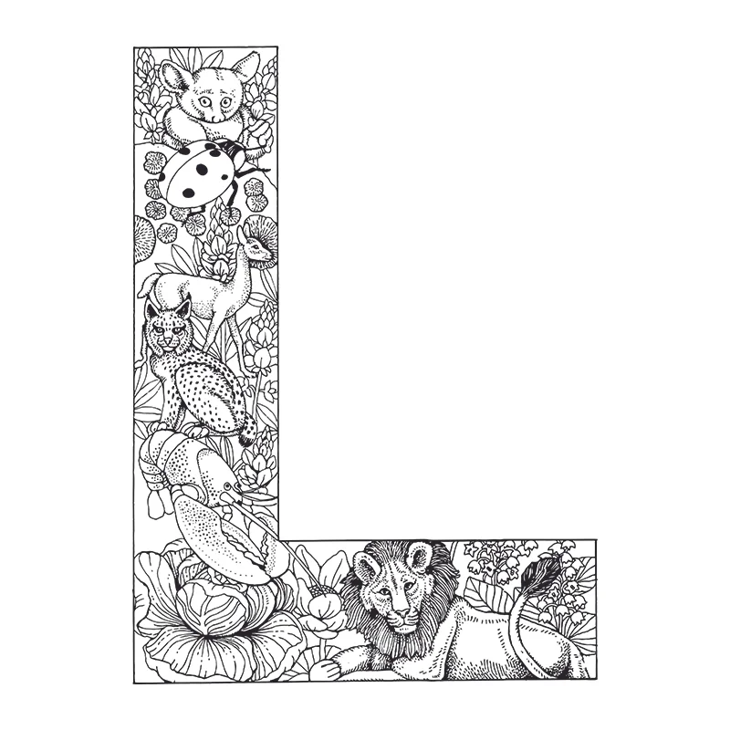 Personalised Decorative letter L