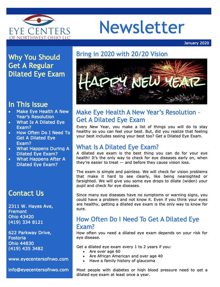 January 2020 Newsletter