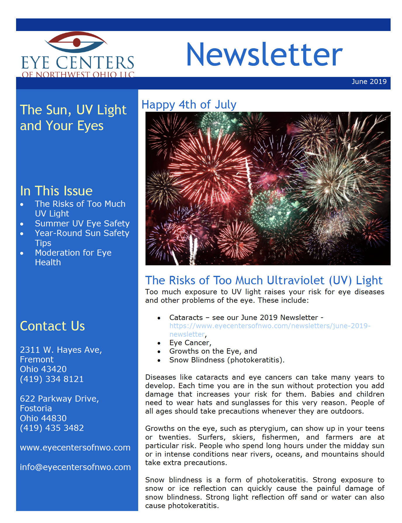 July 2020 Newsletter