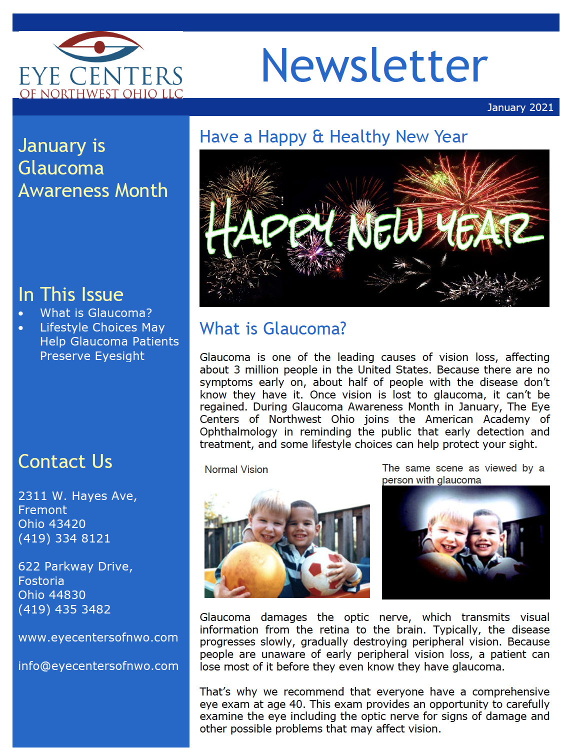 January 2021 Newsletter