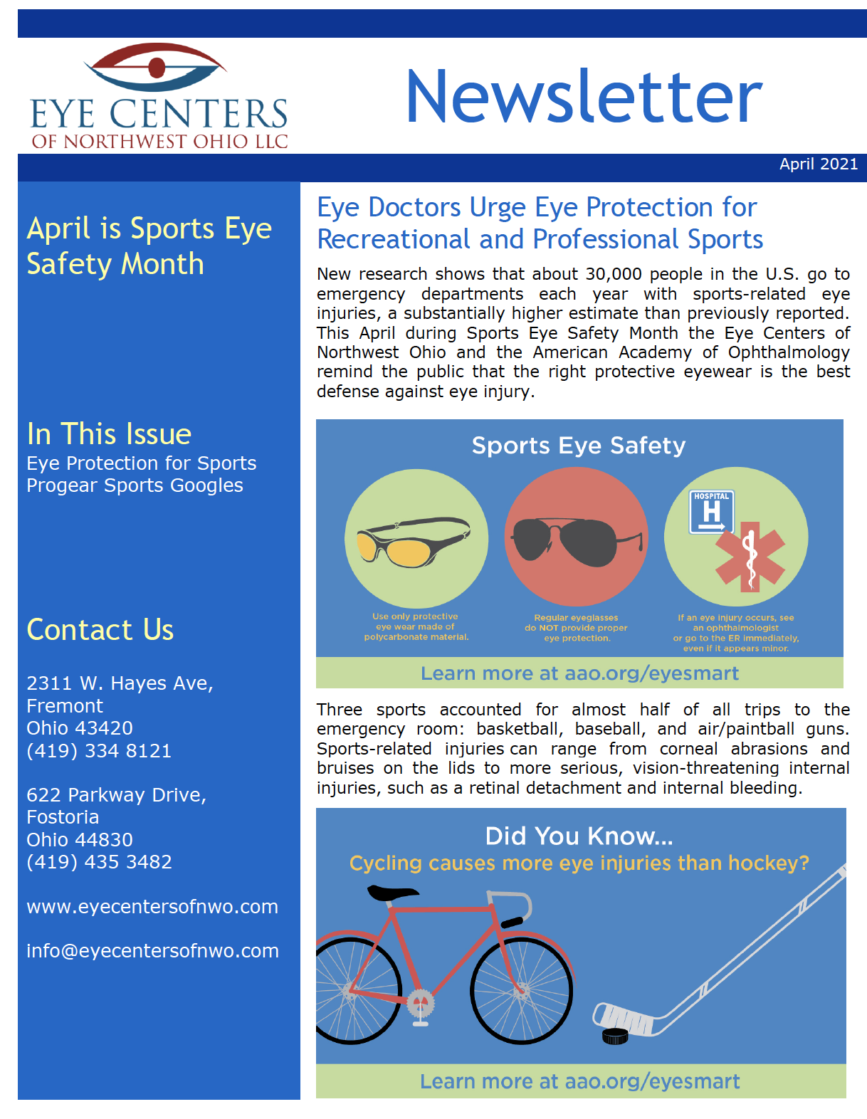 April 2021 Newsletter