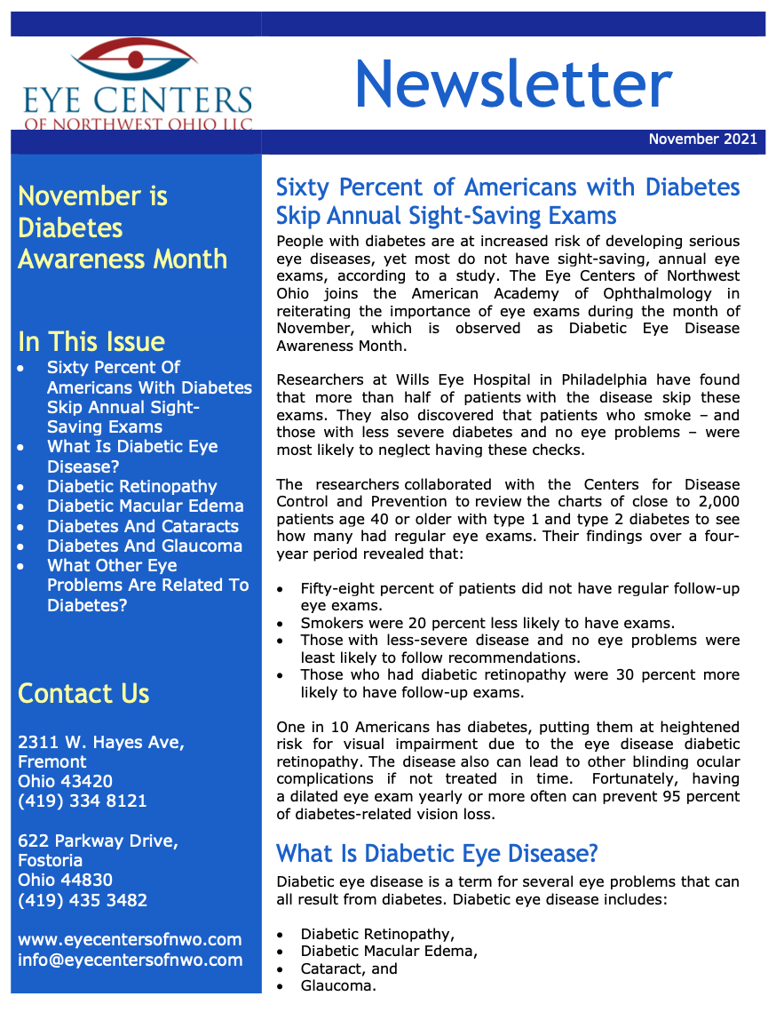 November 2021 Newsletter