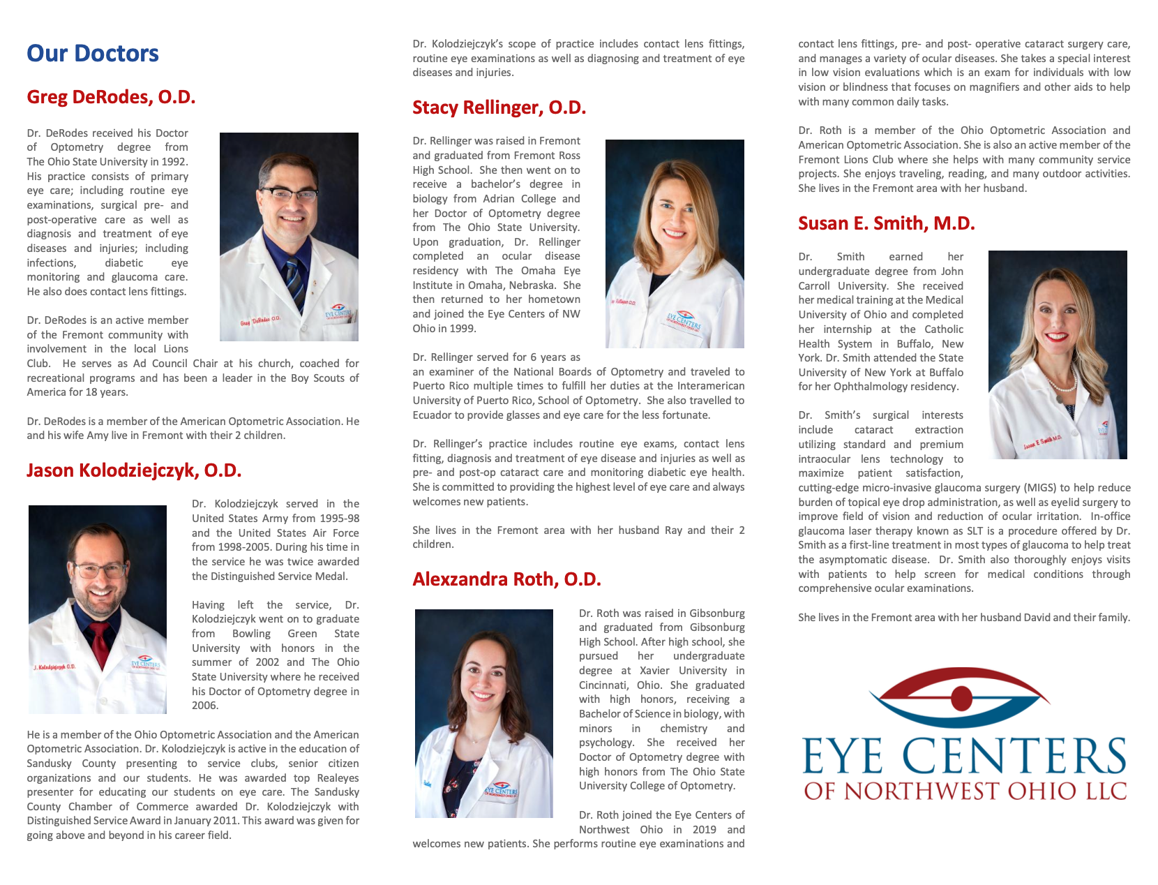Eye Centers of Northwest Ohio Doctors