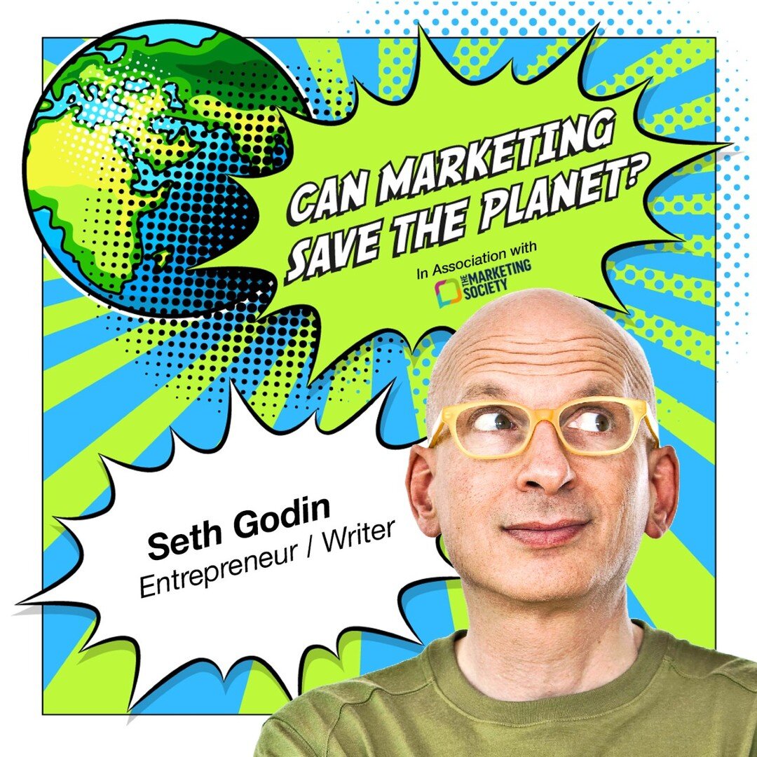 Episode 44: Can Marketing Save the Planet 🌍 - How Marketers Can Tell a True Story about Climate Change with @sethgodin - DON'T MISS THIS ONE...

A question we explore in-depth with the marketing legend, Seth Godin - writer, entrepreneur, writer and 