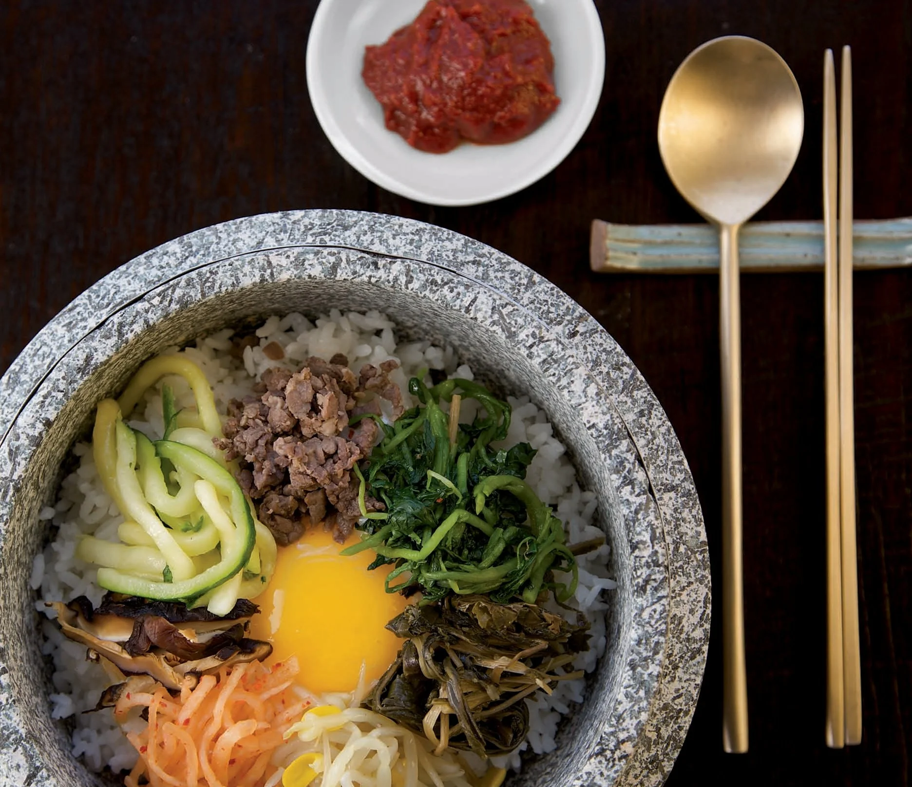 Bibimbap from The Kimchi Chronicles by Marja Vongerichten