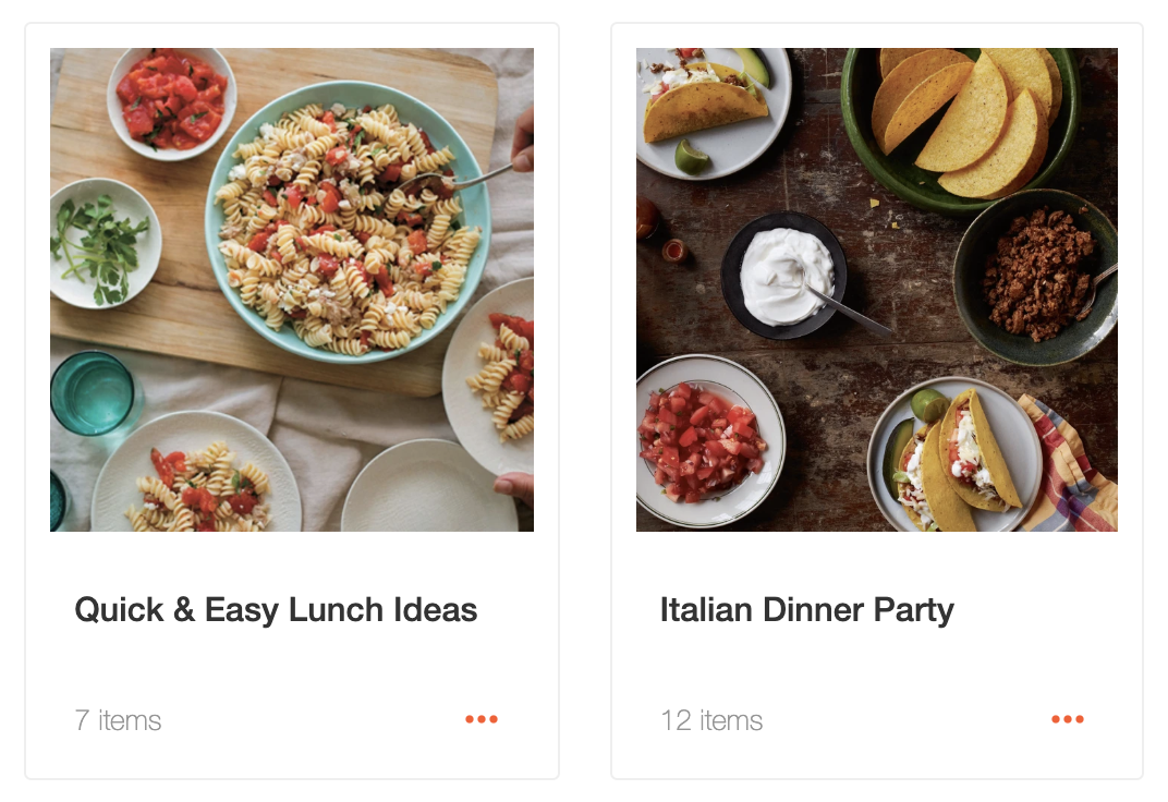 NEW feature: Personal Collections
