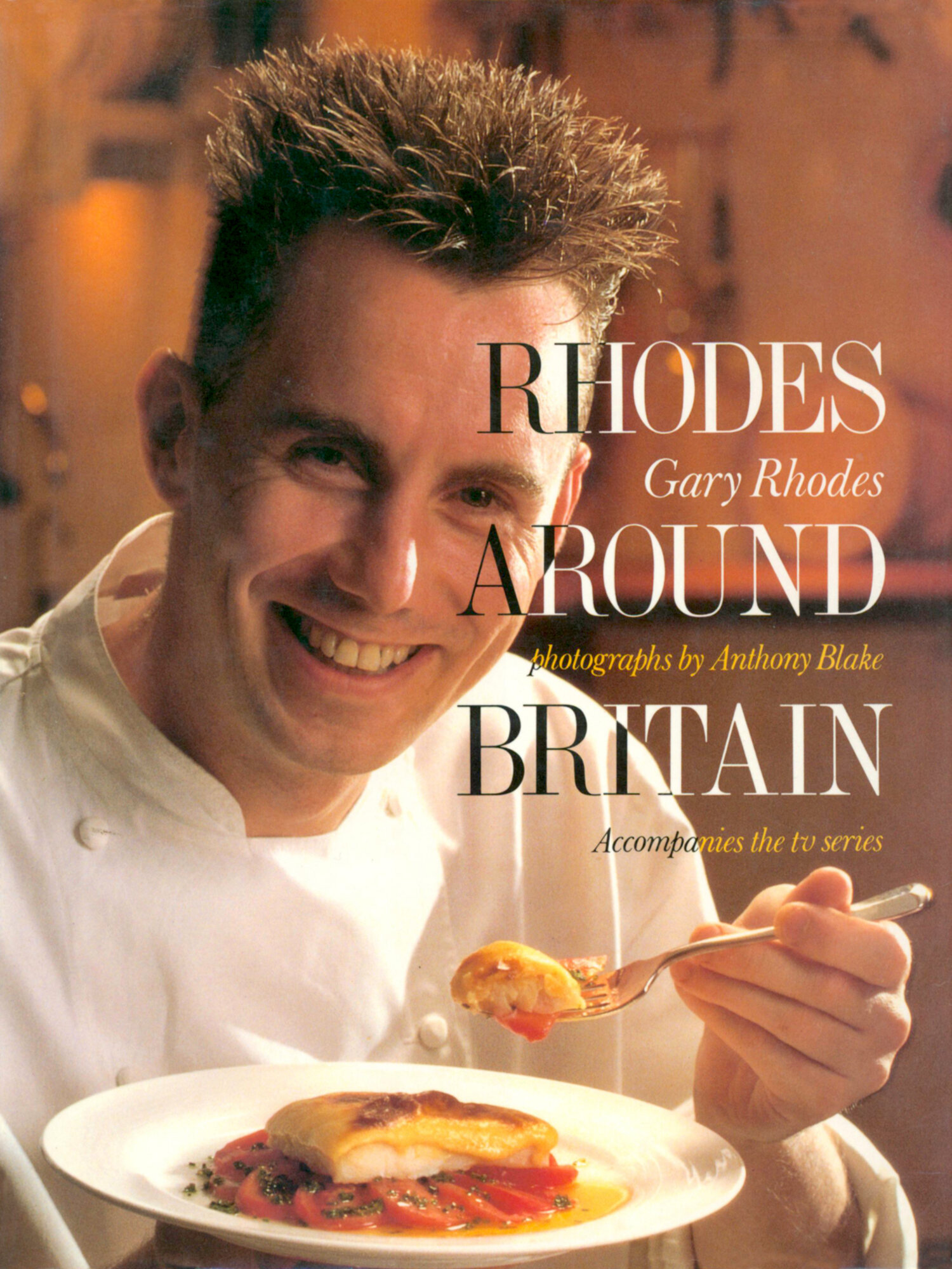 Cover of Rhodes Around Britain, cookbook by Gary Rhodes