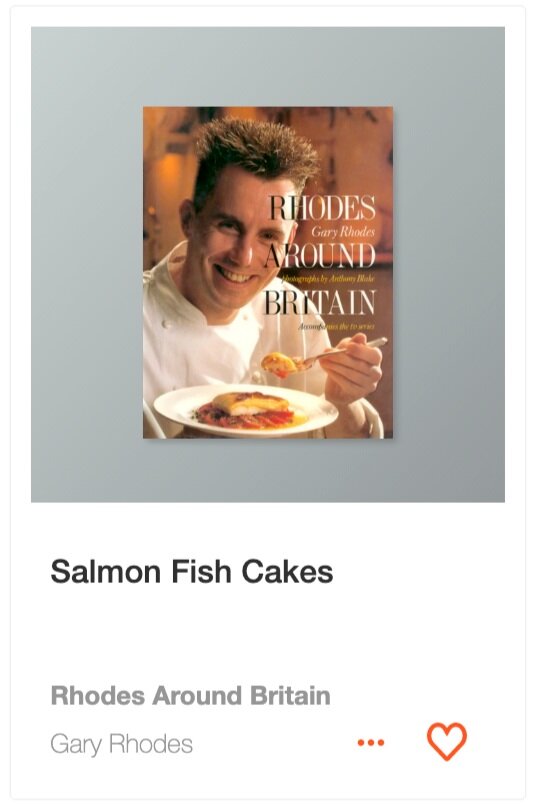 Salmon Fish Cakes recipe from Rhodes Around Britain, on ckbk
