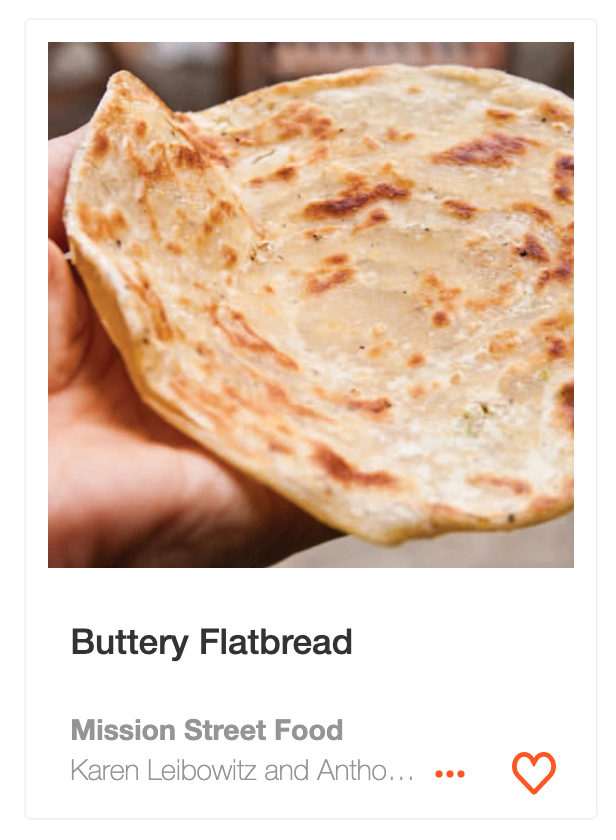 Buttery Flatbread from Mission Street Food