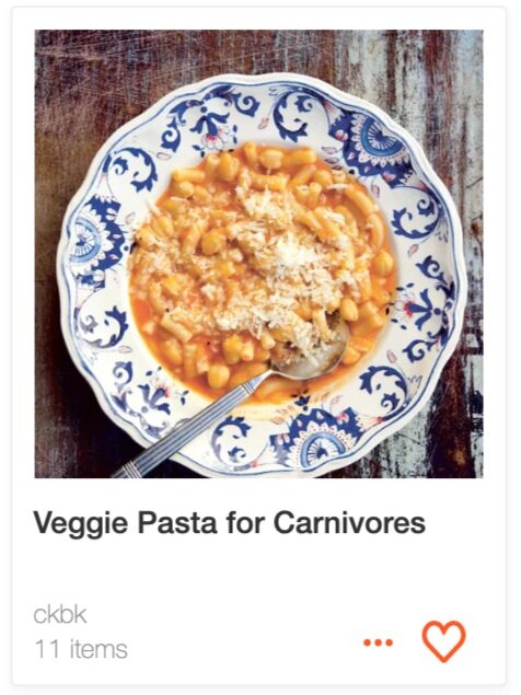 Veggie Pasta for Carnivores recipe collection