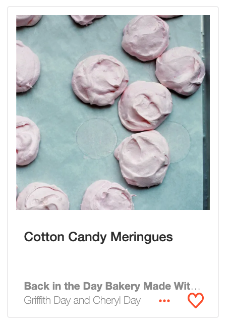 Cotton Candy Meringues from Back in the Day Bakery