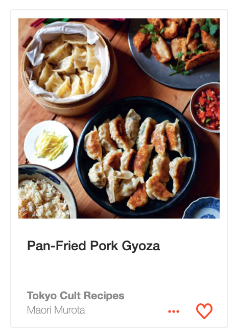 Pan-Fried Pork Gyoza from Tokyo Cult Recipes