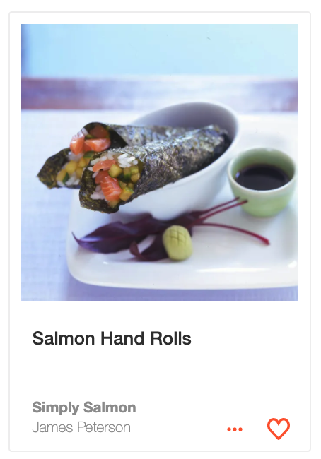 Salmon Hand Rolls from Simply Salmon