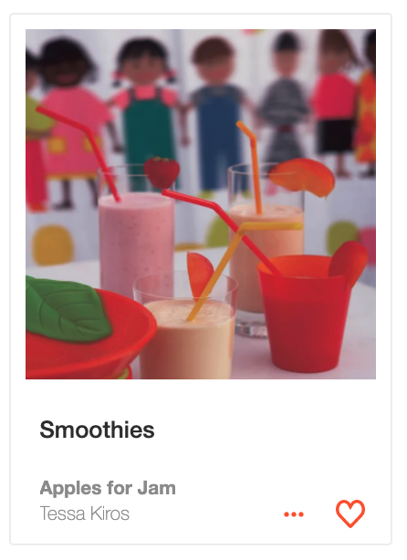 Smoothies from Apples for Jam