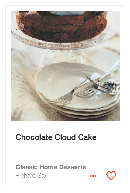 Chocolate Cloud Cake from Classic Home Desserts