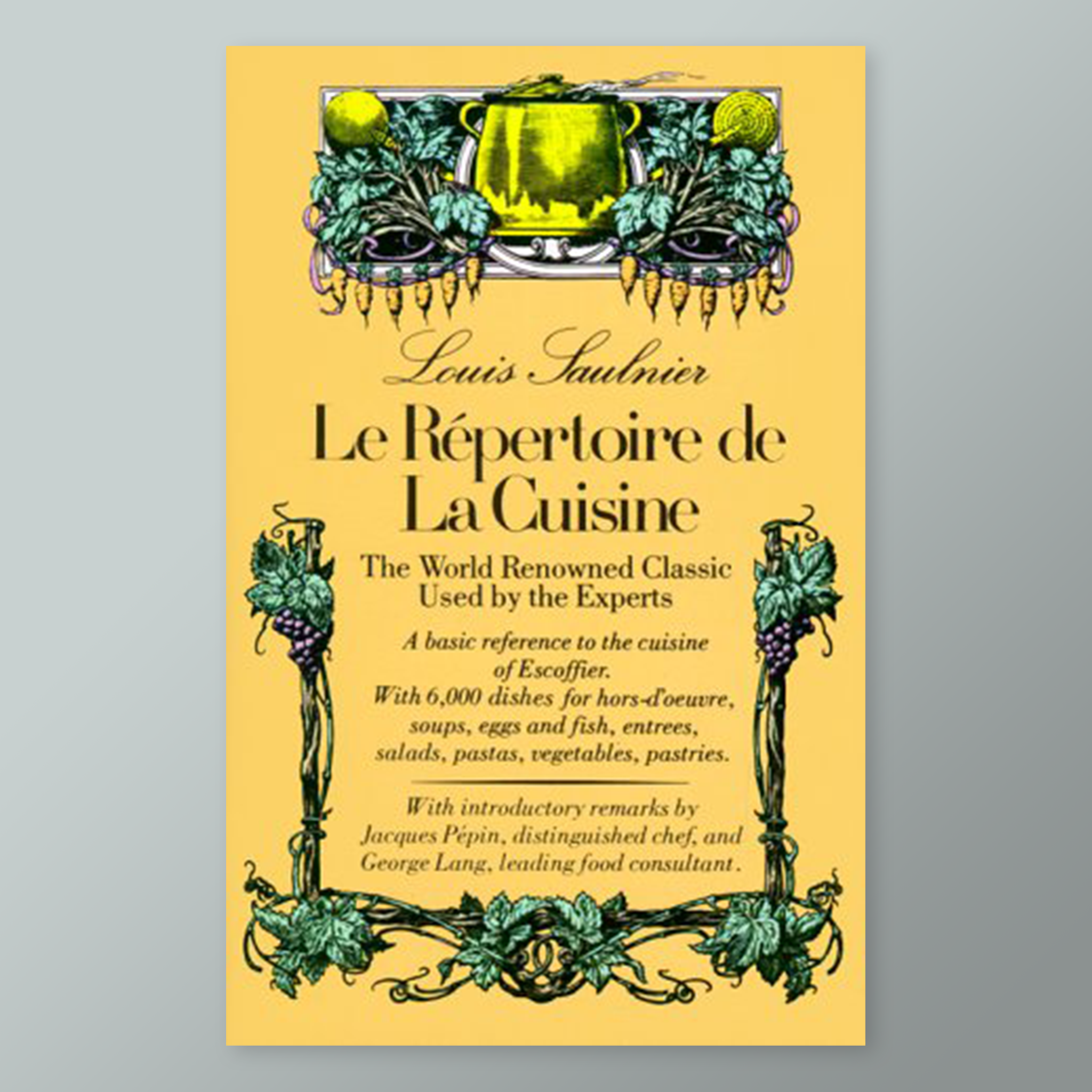 Le Repertoire de La Cuisine cookbook