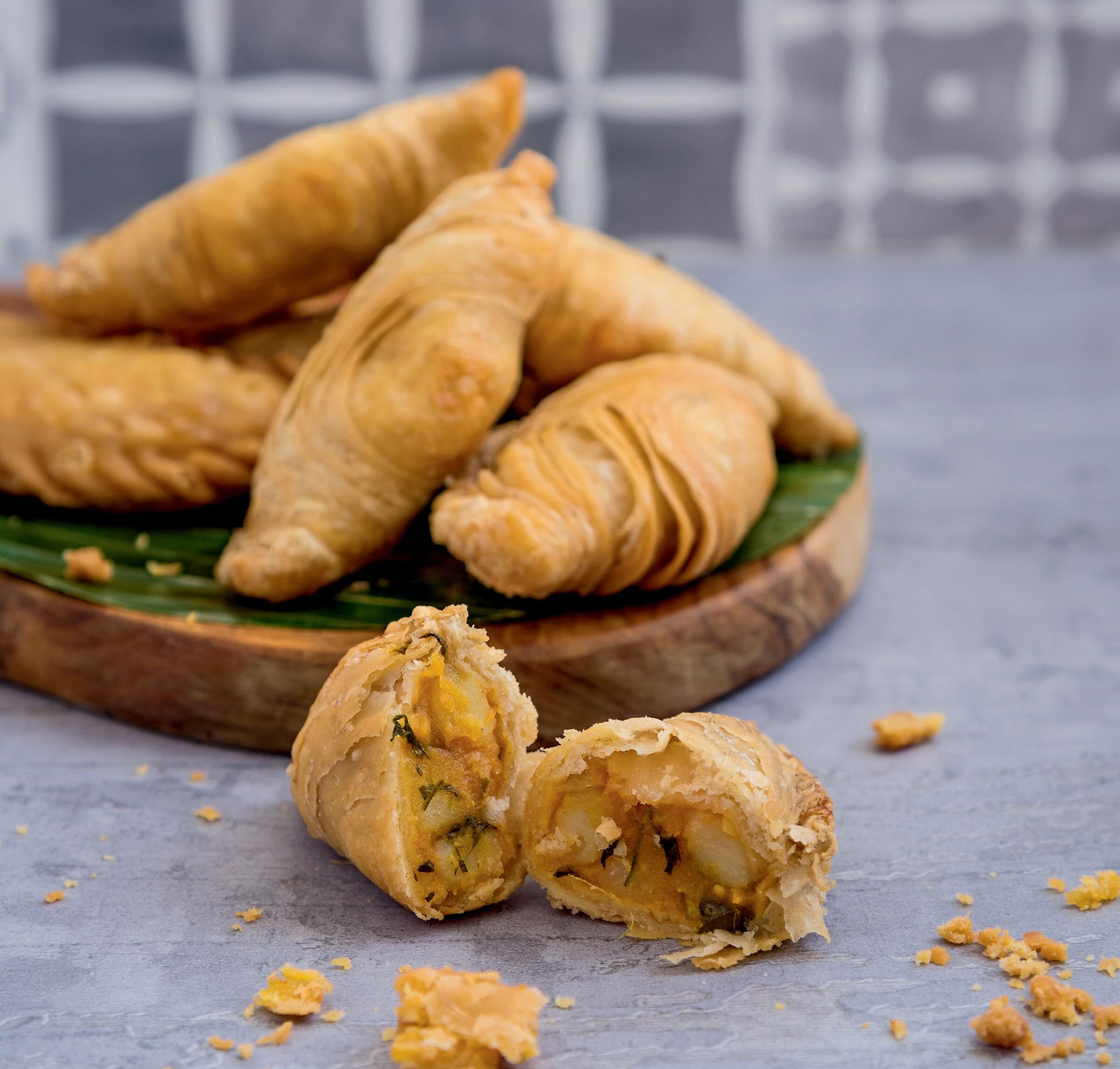 The key to Zaleha’s Curry Puffs is getting the thin, flaky pastry just right.