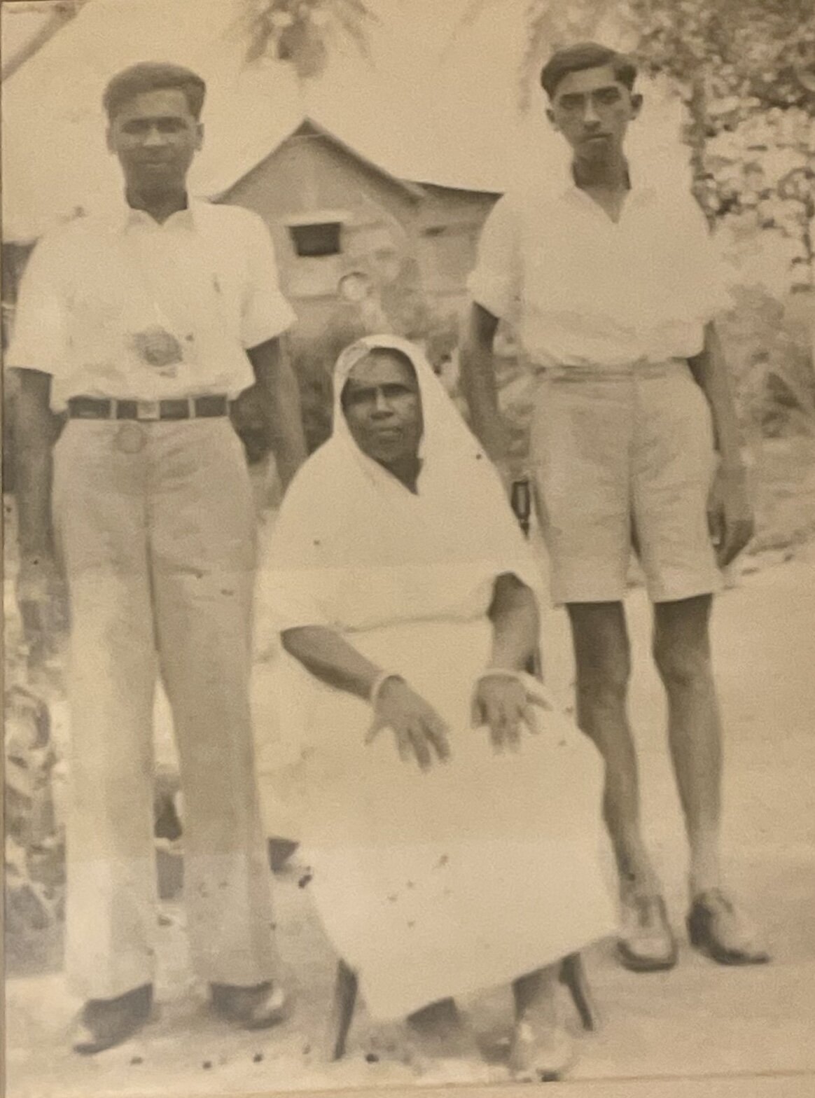 My father (right) as a teenager in Trinidad
